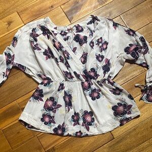 Free People Floral Blouse